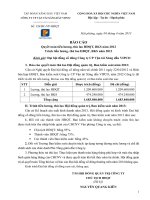 BCQT tiền lương, thù lao HĐQT, BKS năm 2012, trình tiền lương, thù lao HĐQT, BKS năm 2013