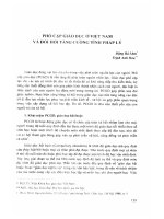 DSpace at VNU: Phổ cập giáo dục ở Việt Nam và đòi hỏi tăng cường tính pháp lý