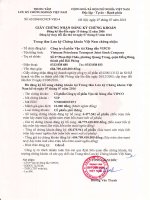 GCN đăng ký chứng khoán