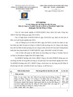 14. Tờ trình sửa đổi điều lệ.