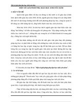 MỘT số GIẢI PHÁP PHỤ đạo học SINH yếu kém 