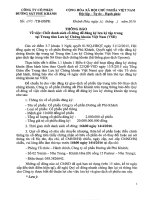 Thông báo chốt danh sách cổ đông để đăng ký lưu ký tập trung tại Trung tâm Lưu ký chứng khoán