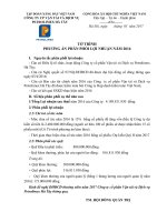 Phương án phân phối LN 2016