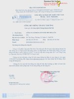 Nghị quyết HĐQT về việc ký hợp đồng mua bán sỉ nước sạch với Tổng Công ty Cấp nước Sài Gòn trong năm 2017