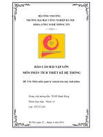 BÀI TẬP LỚN MÔN PHÂN TÍCH THIẾT KẾ HỆ THỐNG ĐỀ TÀI : Phần mềm quản lý website bán máy tính online