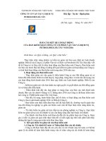 7- Báo cáo hoạt động của BKS năm 2016