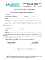 Công ty Cổ Phần Cấp Nước Phú Hoà Tân - Thông báo về việc chi trả cổ tức năm 2015