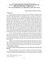 DSpace at VNU: Biến đổi khí hậu và bệnh tật: Từ cách nhìn địa cầu đến bối cảnh Việt Nam