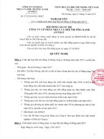 12 27 2016 Nghi quyet HDQT ve viec chuan bi hop Dai hoi co dong 2017