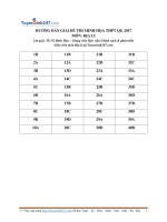 14 Bộ Đề Thi Minh Họa THPT Quốc Gia Năm 2017| Có Đáp Án 7.Dap an Dia