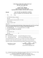 Mẫu giấy xác nhận đăng ký và ủy quyền tham dự ĐHĐCĐ thường niên năm 2013