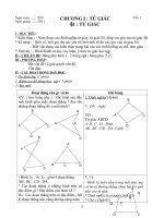 Giáo án hình học   chương 1   lop 8 