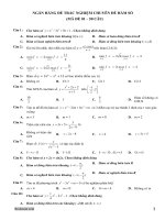 Tuyển Tập 350 Câu Hỏi Trắc Nghiệm Khảo Sát Hàm Số Có Đáp Án | TopTaiLieu.Com