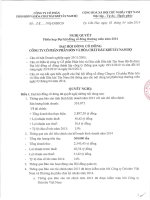 bien ban va nghi quyet dhdcd thuong nien 2014