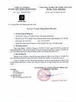 Công bố báo cáo thường niên năm 2016