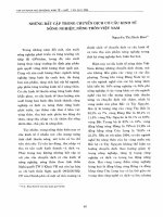 DSpace at VNU: Những bất cập trong chuyển dịch cơ cấu kinh tế nông nghiệp, nông thôn Việt Nam