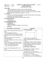 Giáo án hình học   chương 4   lop 8 