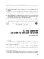 DSpace at VNU: ác chiến lược thu hút đầu tư trực tiếp nước ngoài vào Việt Nam