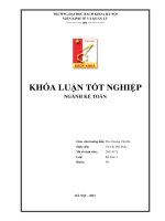 Thực trạng và đề xuất một số giải pháp hoàn thiện kế toán bán hàng và xác định kết quả kinh doanh tại công ty TNHH Sản xuất Thương mại và Dịch vụ Minh Khuê