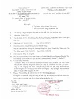 Công bố thông tin báo cáo tài tài chính Qúy 1 2017