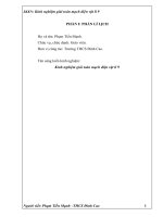 SKKN kinh nghiệm giải toán mạch điện vật lí 9 