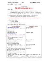 Giáo án toán lớp 3  học kì 2 