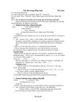 Các thì trong tiếng Anh (Ms Lien Đại học Bách Khoa Hà Nội)