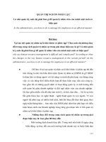 Là nhà quản trị, anh chị phải làm gì để quản lý nhân viên của mình một cách có hiệu quả 