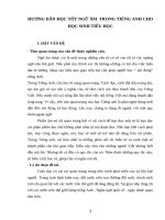 SKKN hướng dẫn học tốt ngữ âm trong tiếng anh cho học sinh tiểu học 