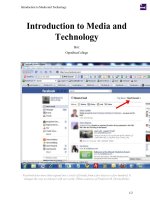 Introduction to Media and Technology