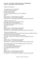 Geosystems an introduction to physical geography 8th edition christopherson test bank 