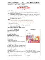 Giáo án tập đọc lớp 3  học kì 1 