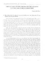 DSpace at VNU: Việc gia nhập tổ chức thương mại thế giới (WTO) của Việt Nam: cơ hội và thách thức