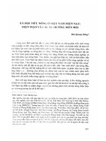 DSpace at VNU: Xã hội tiểu nông ở Việt Nam hiện nay : Diện mạo và các xu hướng biến đổi