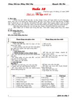 Giáo án lớp 5  hoc kỳ II   trường TH hồng thái tây   tuan18 