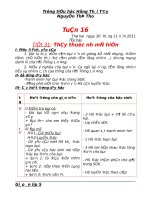 Giáo án lớp 5  hoc kỳ II   trường TH hồng thái tây   tuan 16 