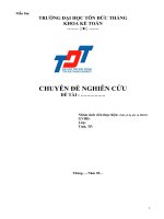 CÁC VĂN BẢN LIÊN QUAN ĐẾN THỰC HIỆN CHUYÊN ĐỀ NGHIÊN CỨU (2) - ...::: Khoa Kế Toán - ĐH Tôn Đức Thắng :::... bieu mau CDNC