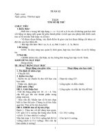 Giáo án lớp 2 trường TH bình khê II   TUAN 12  