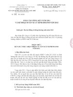 4.bao cao tong ket nam 2011 va ke hoach sxkd nam 2012