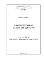 Tạo ảnh siêu âm mật độ sử dụng kết hợp tần số 