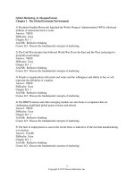 Global marketing 8th edition keegan test bank 