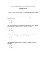 Governing california in the twenty first century 3rd edition anagnoson test bank 