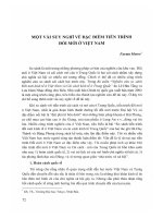 DSpace at VNU: Một vài suy nghĩ về đặc điểm tiến trình đổi mới ở Việt Nam