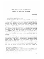 DSpace at VNU: Towards a sustainable view on social housing in HaNoi