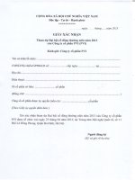 2.Giấy xác nhận họp ĐHĐCĐ thường niên năm 2013 của PVI