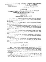 2092 QĐ-BKHCN - Quyết định về việc giao bổ sung dự toán chi ngân sách nhà nước năm 2017 (đợt 4) cho Tổng cục Tiêu chuẩn Đo lường Chất lượng