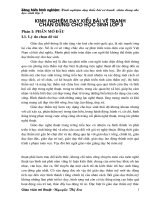 SKKN kinh nghiệm dạy bài vẽ tranh chân dung cho học sinh lớp 3 