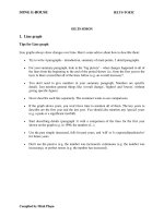 IELTS Writing Task 1