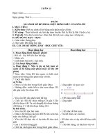 Giáo án lớp 3 trường TH bình khê II   TUAN 13 