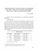 DSpace at VNU: Chế độ thanh tra, giám sát quan lại thời Minh mạng(1820-1840): cơ cấu tổ chức, hoạt động, hiệu quả và những bài học kinh nghiệm